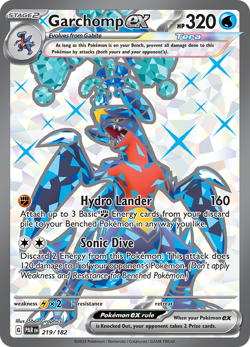 Garchomp ex 219/182 Ultra Rare Full Art - Pokemon Paradox Rift SV04 - Image 1