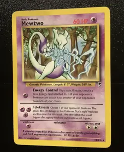 Pokemon Mewtwo Rare Legendary Collection 29/110 WOTC Vintage 2002 - Image 1