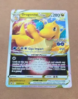 Pokemon TCG Dragonite VSTAR SWSH236 Black Star Promo NM - Image 1