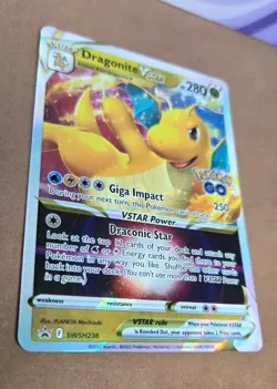 Pokemon TCG Dragonite VSTAR SWSH236 Black Star Promo NM - Image 2