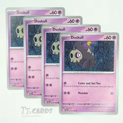 Duskull 018/064 Regular x4 Playset 4x - Pokemon S&V Shrouded Fable SFA - Image 1