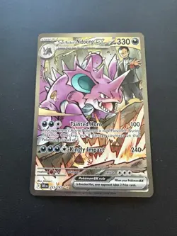 Pokemon TCG Team Rockets Nidoking EX 233/182 Destined Rivals - Image 1