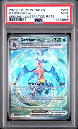 Garchomp EX 245/182 Special Illustration Rare Pokemon PSA 9 *869 - Image 1