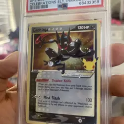 2021 POKEMON SWSH BLACK STAR PROMO #144 GRENINJA-GOLD STAR PSA 10 - SWIRL - Image 3