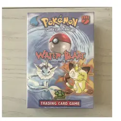 Pokemon TCG Jungle Water Blast Theme Deck 60 Cards WOTC 1999 English - Image 1