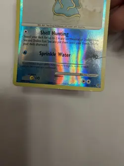 Pokemon TCG Shellos East Sea 106/132 Reverse Holo Secret Wonders MP - Image 3