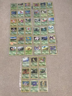 Pokemon Set Mixed Lot of 77 Cards & Duplicates - Image 1