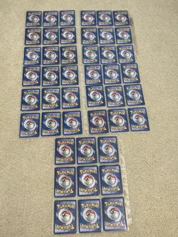 Pokemon Set Mixed Lot of 77 Cards & Duplicates - Image 2