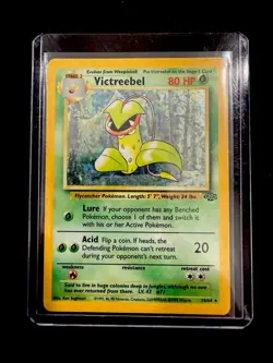Pokemon TCG Victreebel 14/64 Jungle Holo Rare 1999 Stage 2 80 HP WotC - Image 2
