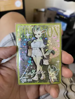 Pokemon non-TCG Chinese Mengka 2.0 QR Transformation Monologue Leafeon #012 - Image 1