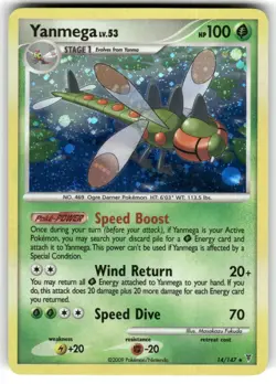 Yanmega 14/147 Supreme Victors Holo Rare Pokemon MP - Image 1