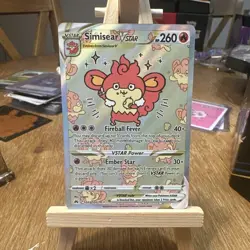 The Pokemon Company Simisear VSTAR GG37/GG70 Crown Zenith Holo UR ENG 260HP - Image 1