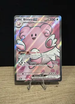 Pokemon TCG Blissey ex 201/167 Twilight Masquerade SV Ultra Rare - Image 1