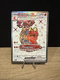 Pokemon TCG Magcargo ex 191/167 Twilight Masquerade SV Ultra Rare - Image 1