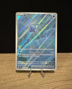 Pokemon TCG Phione 175/167 Twilight Masquerade SV Illustration Rare - Image 1