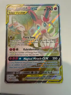 Pokemon Gardevoir & Sylveon GX Alternate Full Art 205/214 PSA 8 - Image 1