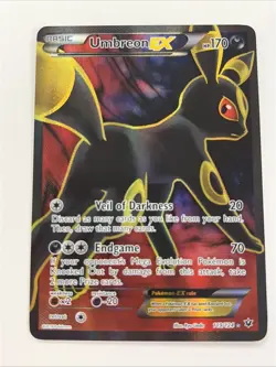 Pokemon Umbreon EX 119/124 Fates Collide Full Art Holo Ultra Rare 2016 HP170 - Image 1