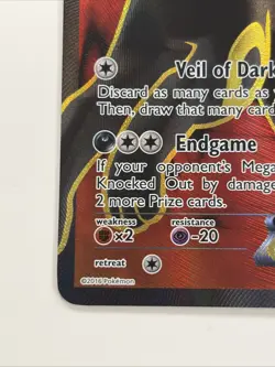 Pokemon Umbreon EX 119/124 Fates Collide Full Art Holo Ultra Rare 2016 HP170 - Image 5