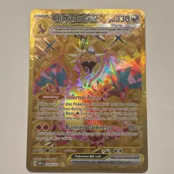 Charizard ex 228/197 SV03 Obsidian Flames Hyper Rare Gold Holo Full Art ENG - Image 1