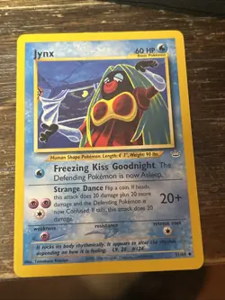 Pokemon Jynx 31/64 Neo Revelation Uncommon - Image 1
