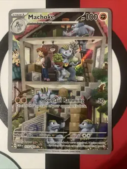 The Pokemon Company Machoke IR 177/165 SV Scarlet & Violet 151 Full Art Holo EN - Image 1