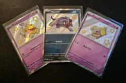 Maschiff Fidough Greavard 069 070 071 Paldean Fates Pokemon Shiny S&V LP Promo - Image 1