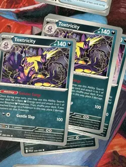 Toxtricity 068/094 NON-Holo x4 Playset 4x Pokemon TCG SV Phantasmal Flames PFL - Image 1