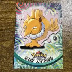 Pokemon Topps Series 2 Blue Logo - Non Holo - Hypno #97 - Image 1