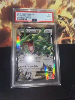 Pokemon Rayquaza EX XY Roaring Skies Ultra Rare #75 PSA 9 Mint - Image 1