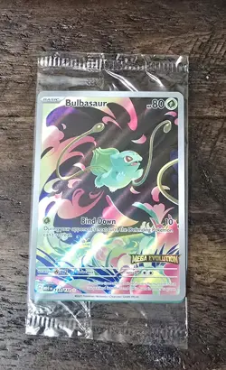 Bulbasaur 133/132 Promo Pokemon English Mega Evolution Set- *Stamped & Sealed* - Image 1