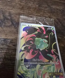 Bulbasaur 133/132 Promo Pokemon English Mega Evolution Set- *Stamped & Sealed* - Image 3