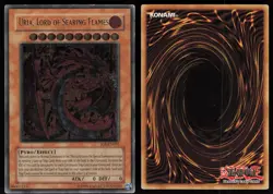 Uria, Lord of Searing Flames SOI-EN001 Ultimate Rare EURO ENHANCED YU-GI-OH - Image 3