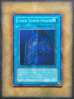 Yugioh Clock Tower Prison EOJ-EN048 Super Rare 1st Ed LP - Image 1