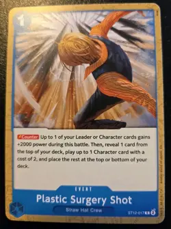 Plastic Surgery Shot ST12-017 Common The Best Vol. 2 One Piece Card Game - Image 1