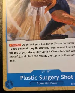 Plastic Surgery Shot ST12-017 Common The Best Vol. 2 One Piece Card Game - Image 4