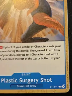 Plastic Surgery Shot ST12-017 Common The Best Vol. 2 One Piece Card Game - Image 5