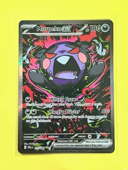 Pokemon TCG Morpeko ex 117/084 Pitch Black Full Art Holo Rare SIR - Image 1