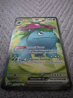 Pokemon TCG Venusaur ex 182/165 Scarlet & Violet 151 Ultra Rare Full Art Holo EN - Image 2