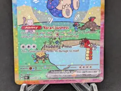 BUBBLE SNORLAX EX POKEMON CARD * FAN ART * MEW FRIENDS Paldean 232/091 - Image 3