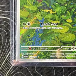 Pokemon TCG Bulbasaur 166/165 Scarlet & Violet 151 Illustration Rare Holo Card - Image 3