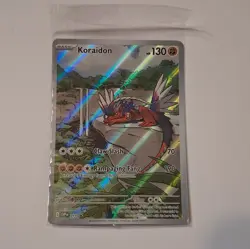 Pokemon TCG Holo Promo 2-Card Lot: Riolu SVP 010 + Koraidon SVP 014 English - Image 3