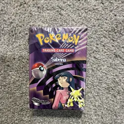 Sabrina Pokemon Gym Challenge Trading Card Game Theme Deck Factory Sealed - Image 1