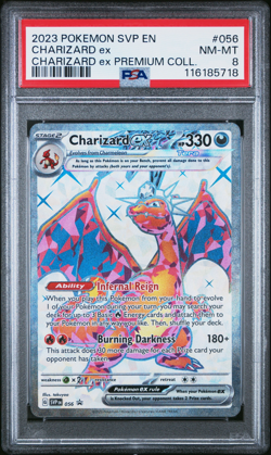 Charizard ex #056 PSA 8 - Pokemon SV: Scarlet & Violet Promo Cards - Image 1