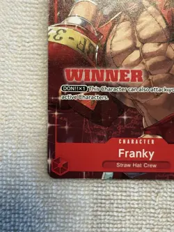 WINNER Franky OP01-021 Tournament Promo One Piece Card - Image 4