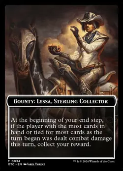 Bounty: Lyssa, Sterling Collector (0034) NM-Mint Commander: Outlaws of Thunder J - Image 1