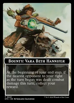 Bounty: Vara Beth Hannifer (0041) NM-Mint Commander: Outlaws of Thunder Junction - Image 1