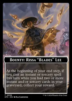 Bounty: Rissa "Blades" Lee (0038) NM-Mint Commander: Outlaws of Thunder Junction - Image 1