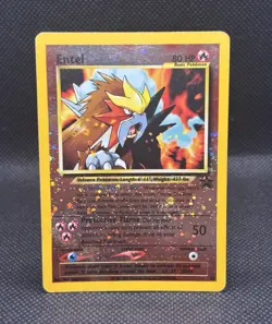 Entei 34/53 Reverse Holo Promo Pokemon TCG Card 2001 Wotc Promo - Image 1