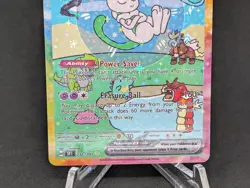 BUBBLE SHINY MEWTWO EX POKEMON CARD * FAN ART * MEW FRIENDS Paldean 232/091 - Image 3