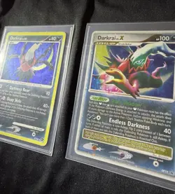 Darkrai & Darkrai LV.X Holo 2-Card Lot (DP45, DP19) from original tin box set. - Image 4